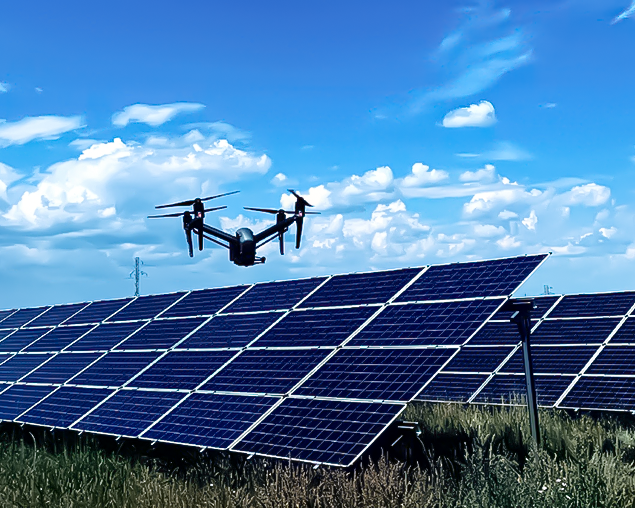 Sun Sentry drone in action